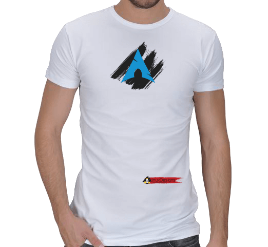 Tisho - Arch Brush Erkek T-Shirt Erkek Regular Kesim Tişört