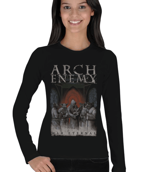 Tisho - Arch Enemy Kadın Uzun Kol