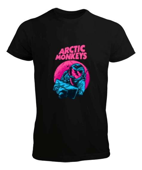 Tisho - Arctic Monkeys Rock Music Arabella Baskılı Siyah Erkek Tişört