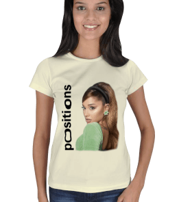 Tisho - Ariana Grande Positions Merch Kadın Tişört