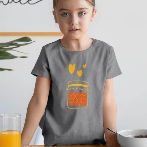 Arım Balım Kız Çocuk Kısa Kol Tişört - Tekli Kombin