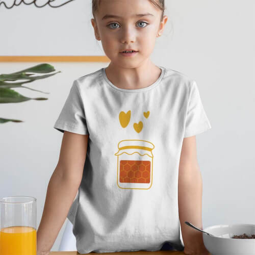 Arım Balım Kız Çocuk Kısa Kol Tişört - Tekli Kombin
