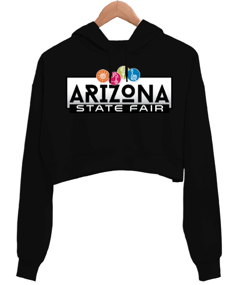 Tisho - Arizona Kadın Crop Hoodie Kapüşonlu Sweatshirt
