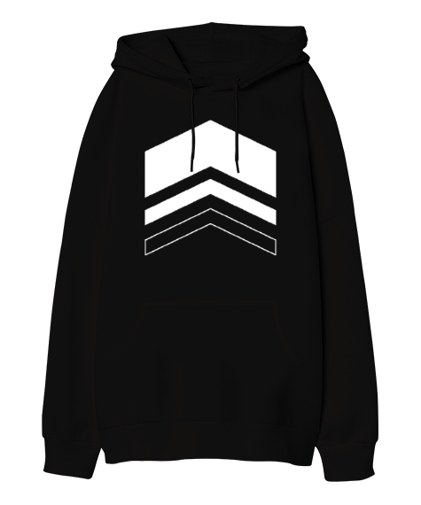 Tisho - Arrow - Ok- Oversize Unisex Kapüşonlu Sweatshirt