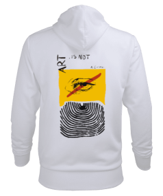 Art Is Not A Crime Sweatshirt Tasarımı Erkek Kapüşonlu Hoodie Sweatshirt - Thumbnail
