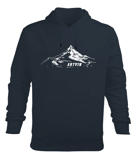 Tisho - artvin Erkek Kapüşonlu Hoodie Sweatshirt