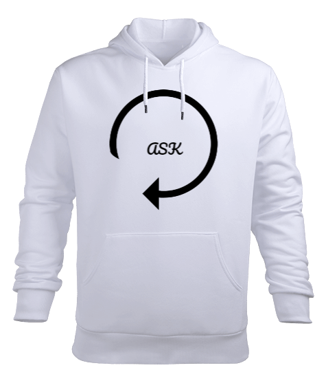 Tisho - Aşk Adamı Erkek Kapüşonlu Hoodie Sweatshirt