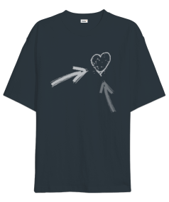 Tisho - aşk Oversize Unisex Tişört