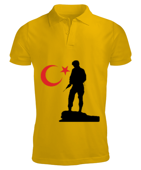 Tisho - asker erkek kısa kol polo yaka t-shirt Erkek Kısa Kol Polo Yaka