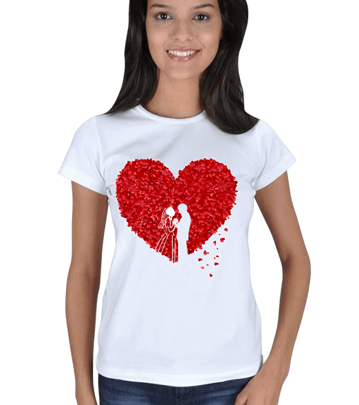 Tisho - Aşkın Birleşimi Kadın Tişört