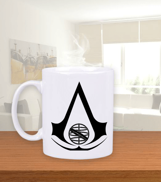 Tisho - Assasin Creed Cup Beyaz Kupa Bardak