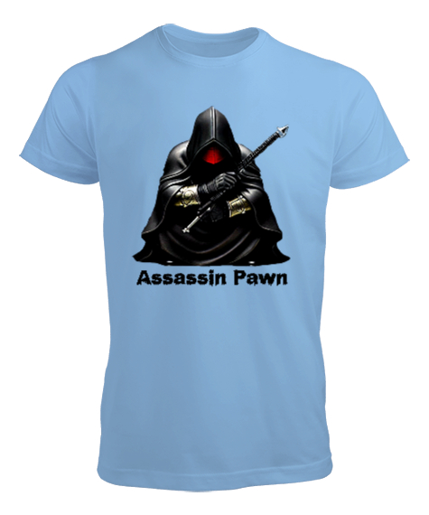 Tisho - Assassin Pawn Buz Mavisi Erkek Tişört
