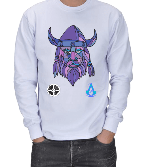 Tisho - Assassins Creed Nordic ERKEK SWEATSHIRT