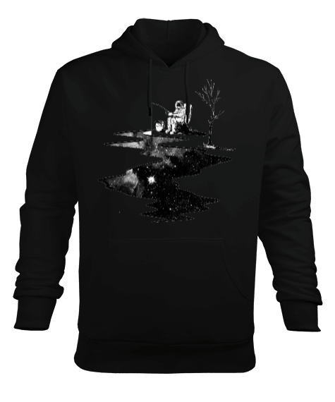 Tisho - Astro-Fishing Erkek Kapüşonlu Hoodie Sweatshirt