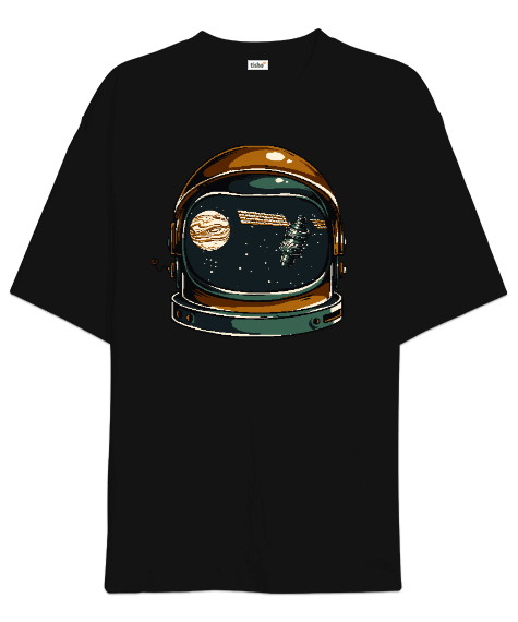 Tisho - Astronot Başlığı Oversize Unisex Tişört