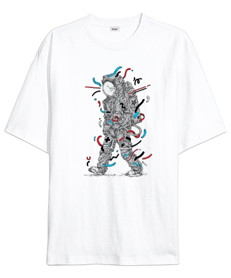 Tisho - Astronot Oversize Unisex Tişört