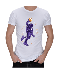 Tisho - Astronot Smaç Erkek Regular Kesim Tişört