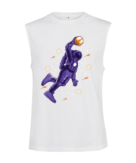 Tisho - Astronot Smaç Kesik Kol Unisex Tişört