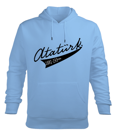 Tisho - ATAMAVİ Erkek Kapüşonlu Hoodie Sweatshirt