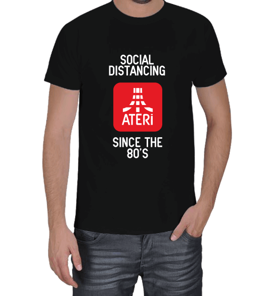 Tisho - Atari Social Distancing Erkek Tişört