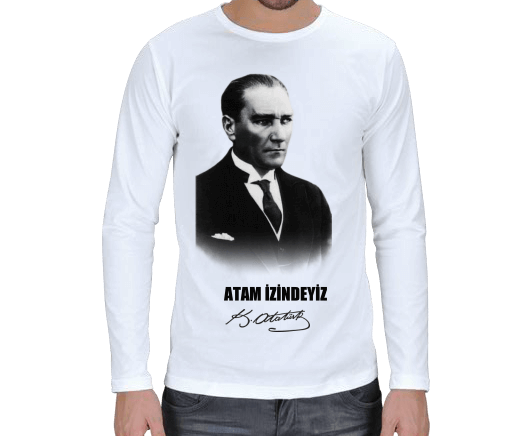 Tisho - ATATÜRK ATAM İZİNDEYİZ Erkek Uzun Kol