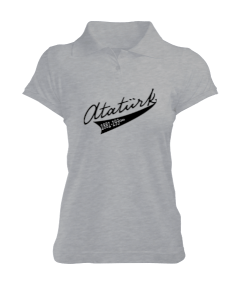 ATATÜRK BASKI Kadın Polo Yaka Tişört - Tisho