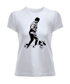 Atatürk Baskılı Bayan Tişört 2 Kadın Tişört - Tisho