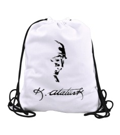 ATATÜRK BASKILI Büzgülü Spor Çanta - Tisho