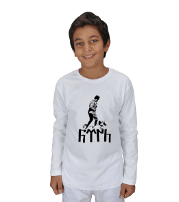 Atatürk baskılı Çocuk Unisex Uzunkollu - Tisho