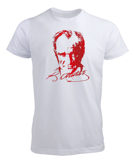 Atatürk Baskılı Erk 2 Erkek Tişört - Tisho