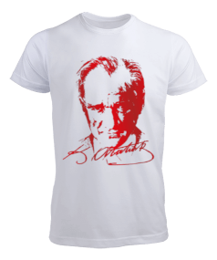 ATATÜRK BASKILI ERKEK Erkek Tişört - Tisho