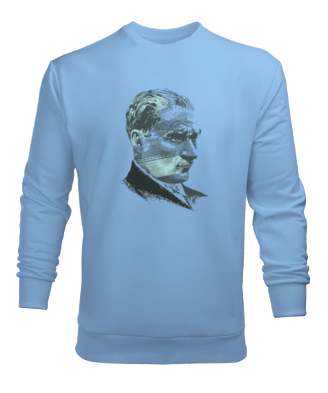 Tisho - Atatürk Baskılı Erkek Sweatshirt