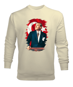Atatürk Baskılı Erkek Sweatshirt - Tisho