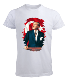Atatürk Baskılı Erkek Tişört - Tisho