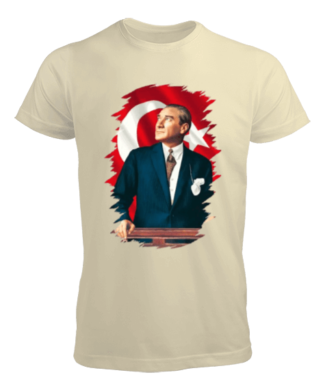Atatürk Baskılı Erkek Tişört
