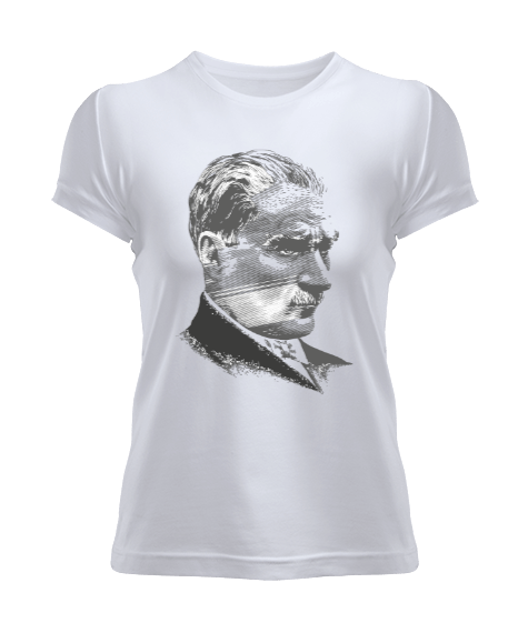 Tisho - Atatürk Baskılı Kadın Tişört