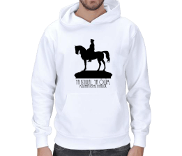 Atatürk Baskılı Kapşonlu Erkek Polar Erkek Kapşonlu - Tisho