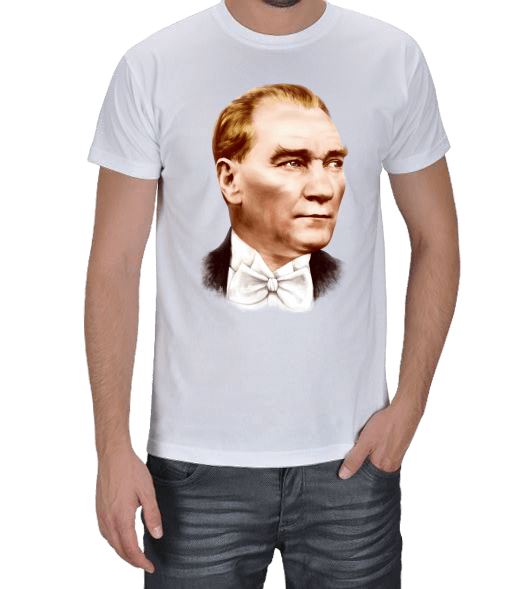 Tisho - Atatürk Baskılı Renkli Erkek Tişört