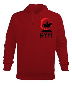 Atatürk Baskılı Sweet Erkek Kapüşonlu Hoodie Sweatshirt - Tisho