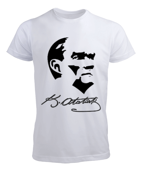 Atatürk Baskılı Tasarım Erkek Tişört
