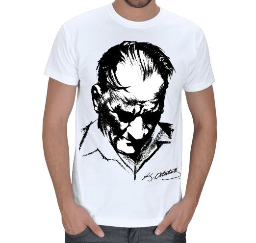 Tisho - Atatürk Baskılı Tişört Erkek Tişört