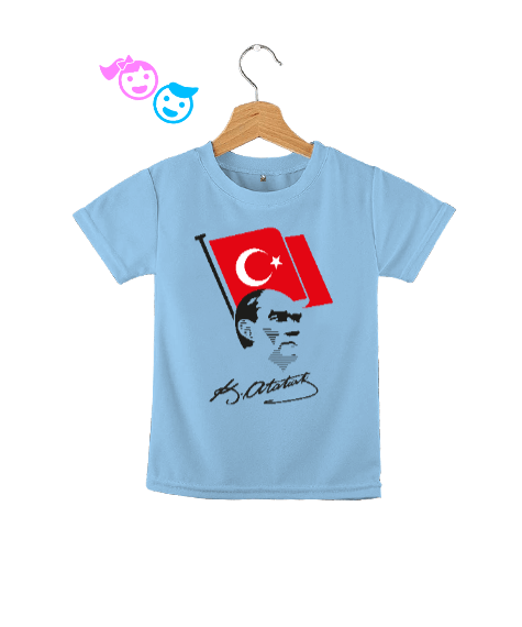 Tisho - Atatürk, Bayrak ve İmzası Çocuk Unisex