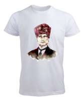 Atatürk Beyaz Erkek Tişört - Tisho
