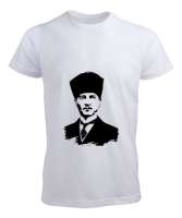 Atatürk Beyaz Erkek Tişört - Tisho