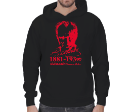 ATATÜRK Bizimlesin SonzDekuza Erkek Kapşonlu - Tisho