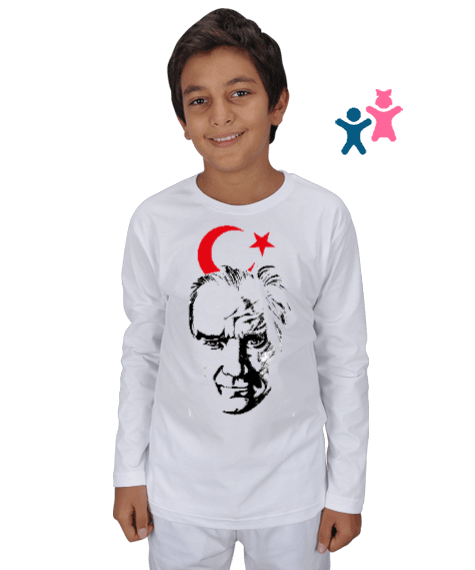 Tisho - Atatürk Çocuk Unisex Uzunkollu