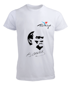 Tisho - Atatürk desenli Erkek Tişört