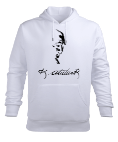 Atatürk erkek kapişonlu Erkek Kapüşonlu Hoodie Sweatshirt - Tisho