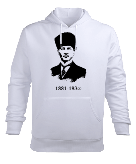 Tisho - Atatürk erkek kapüşonlu Erkek Kapüşonlu Hoodie Sweatshirt Erkek Kapüşonlu Hoodie Sweatshirt