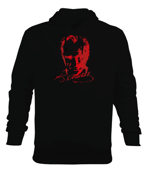 Tisho - atatürk Erkek Kapüşonlu Hoodie Sweatshirt